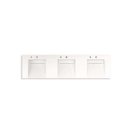 Kohler 90In Wall-Mount Basin Lavatory System In Designer White 81031-BSS-KCD
